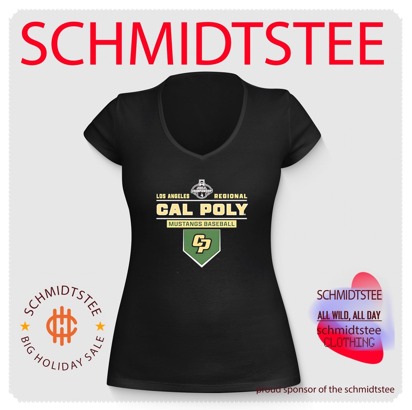 Cal Poly Baseball 2026 Regional Bound shirt