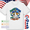 Cal Raleigh Mariners vs Shohei Ohtani Dodgers baseball caricature shirt