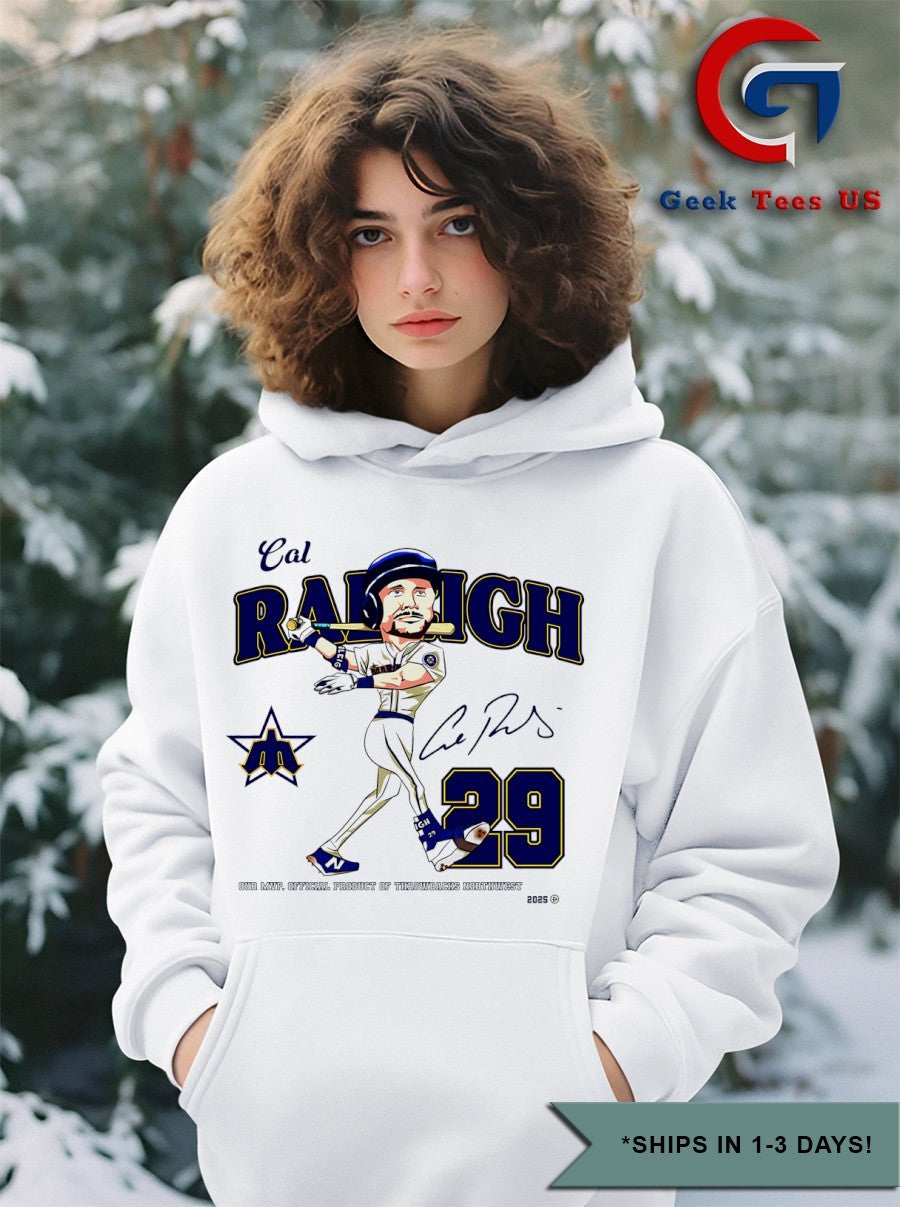 Cal Raleigh Seattle Mariners baseball Our MVP Sunday Cream signature shirt
