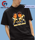 Cam Neely and Ray Bourque Bruin Grit and Grace Hockey caricatures shirt