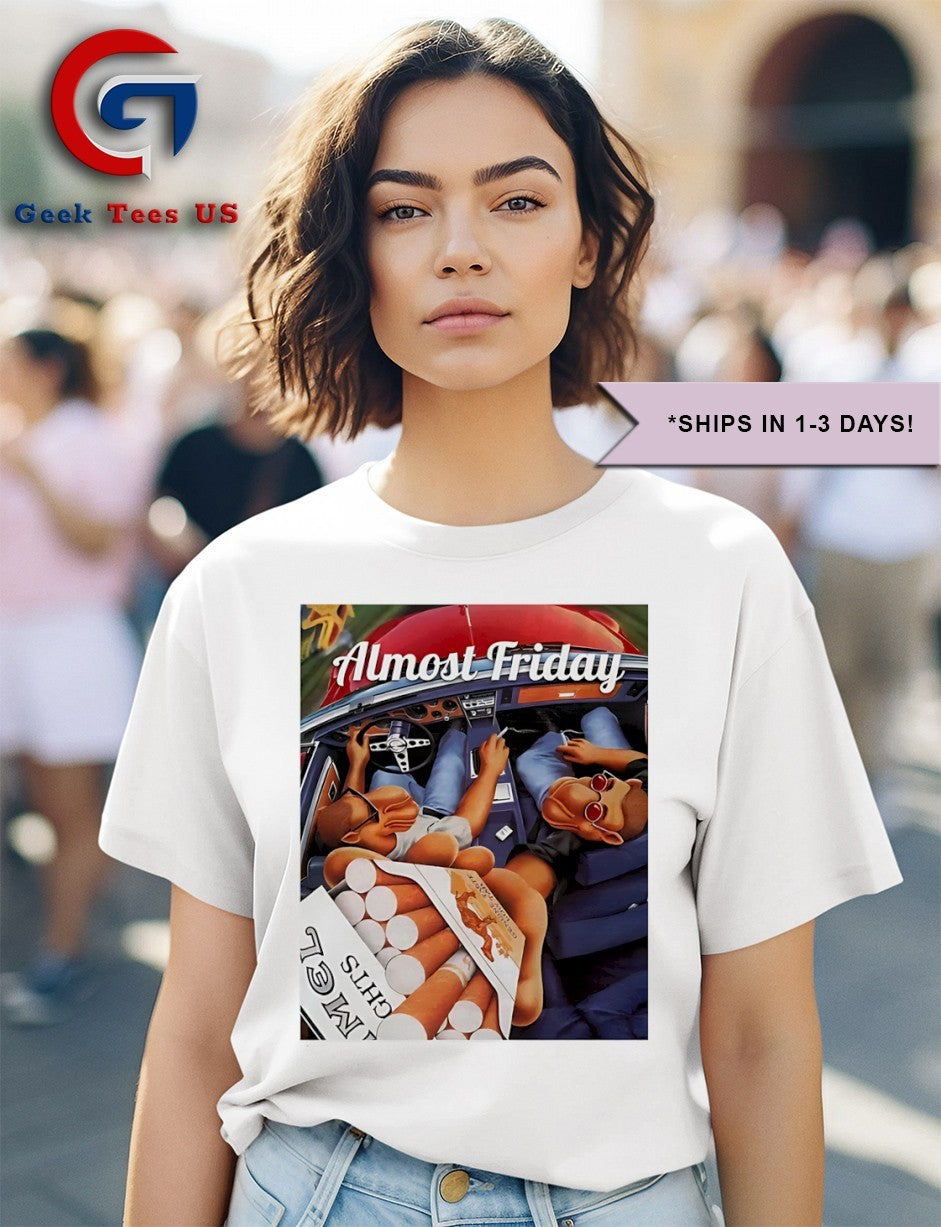Camel Cigs Car Almost Friday photo shirt