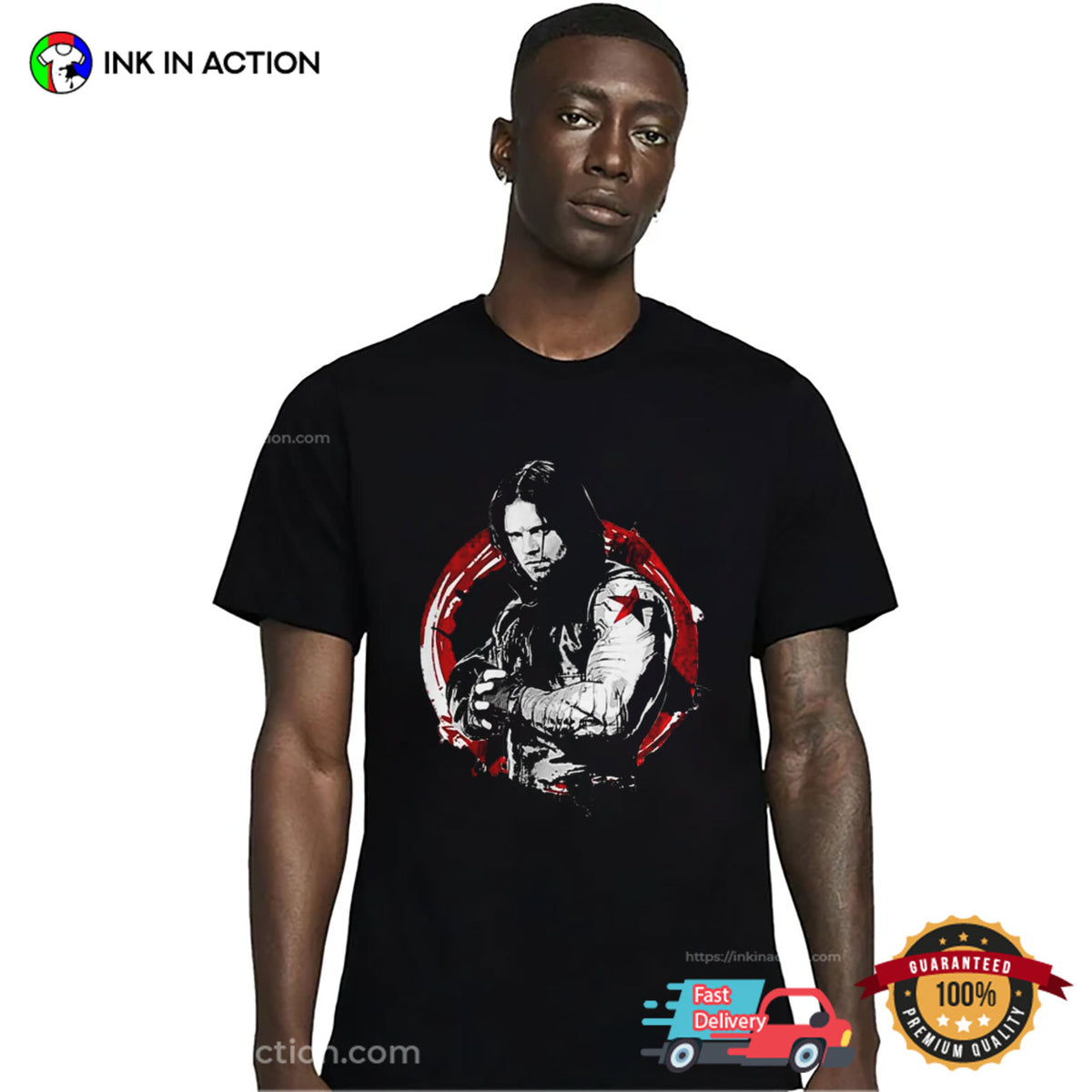 Camiseta De Soldado De Invierno Bucky Barnes T-shirt