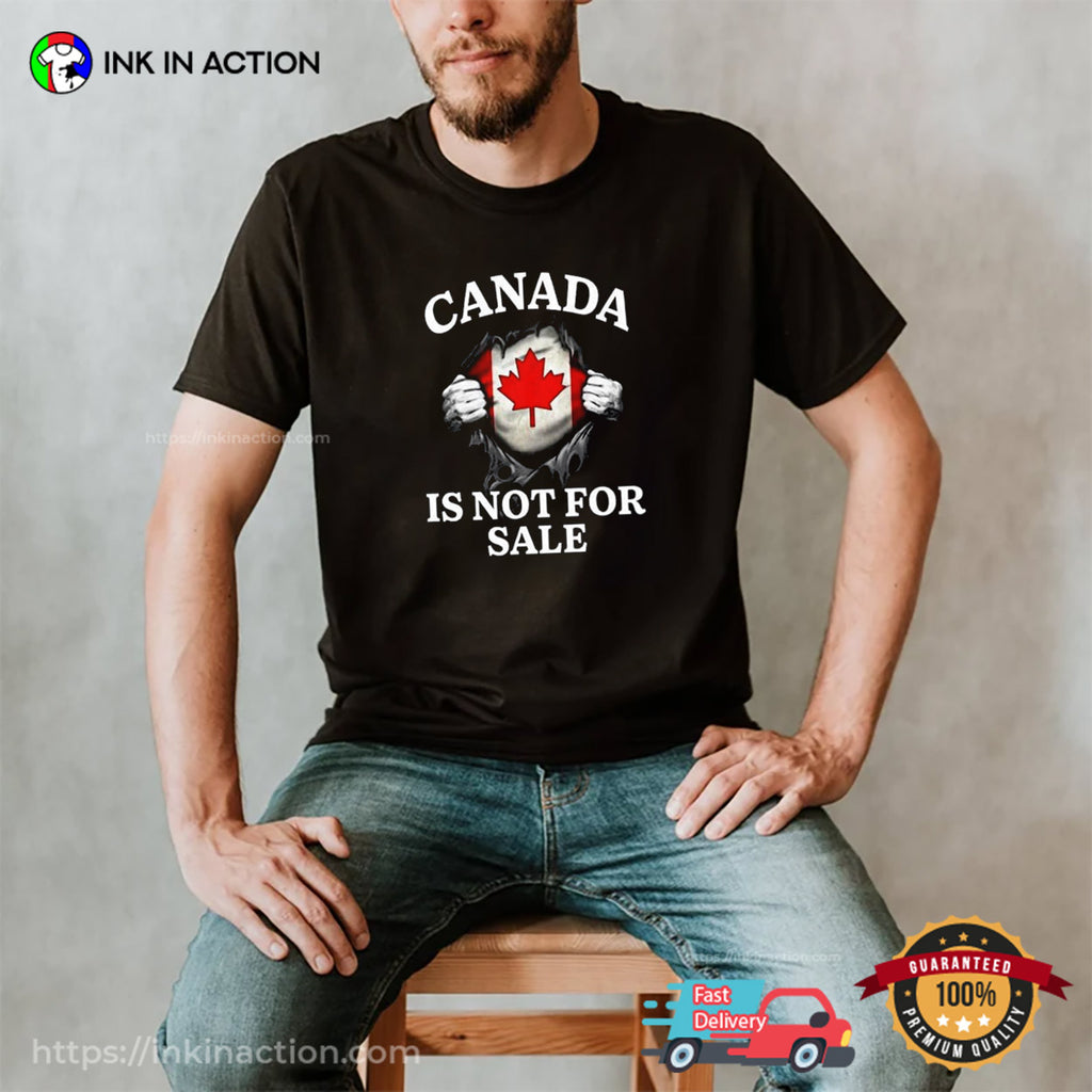 Canada Is Not For Sale Elbows Up T-shirt