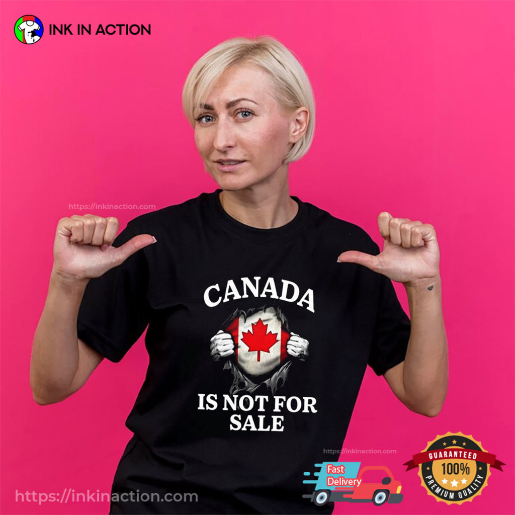 Canada Is Not For Sale Elbows Up T-shirt