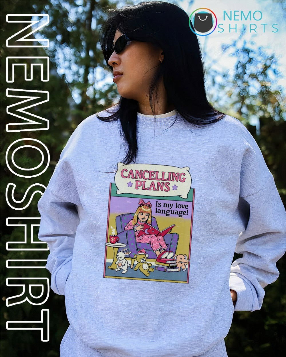 Cancelling Plans children’s book is my love language shirt