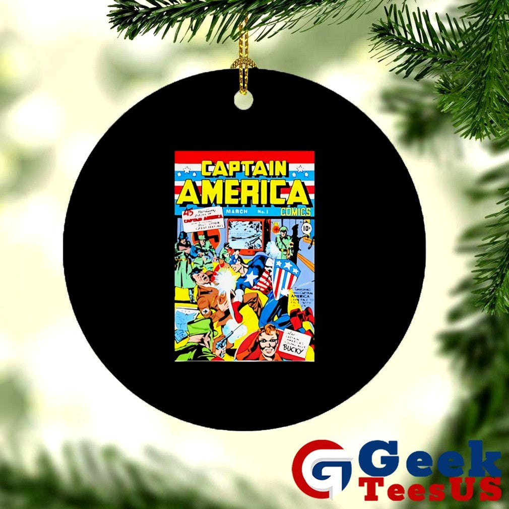 Captain America Punching Hitler comic shirt