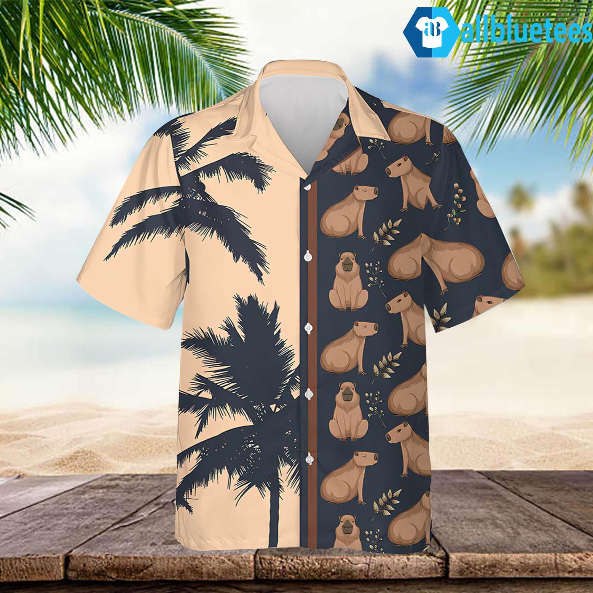 Capybara Summer Hawaiian Shirt