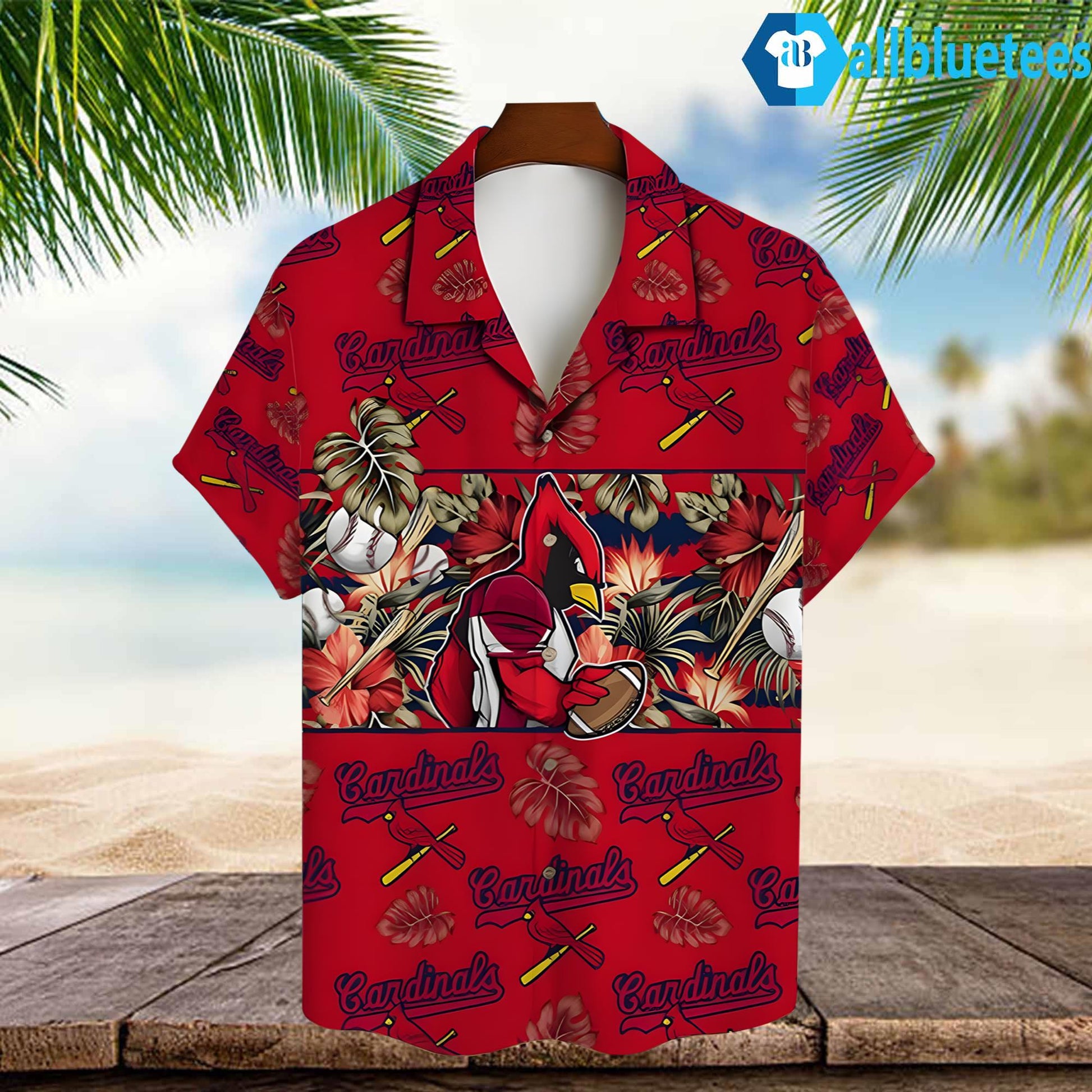 Cardinals Tropical Game Hawaiian Shirt