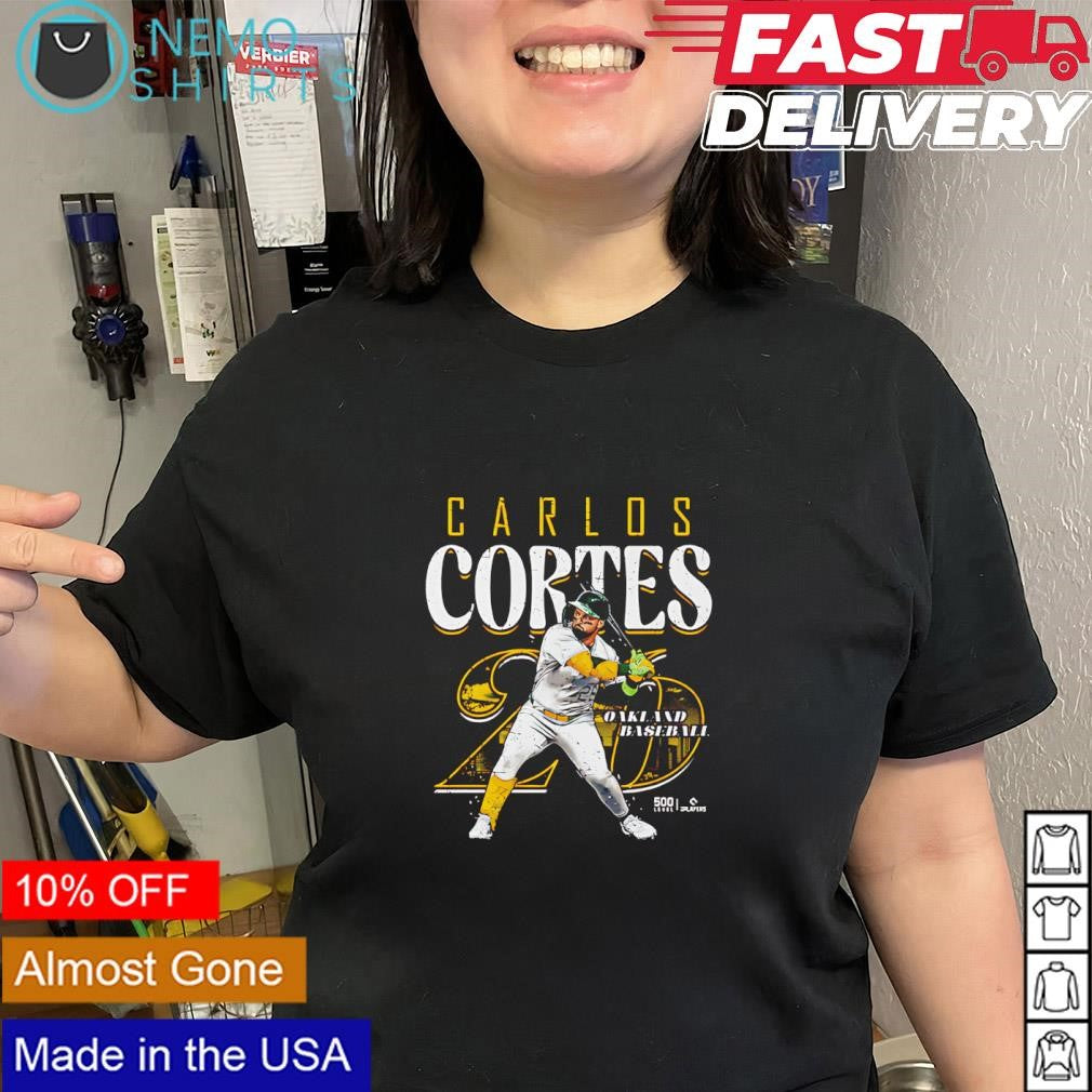 Carlos Cortes Sacramento Oakland baseball 26 skyline shirt