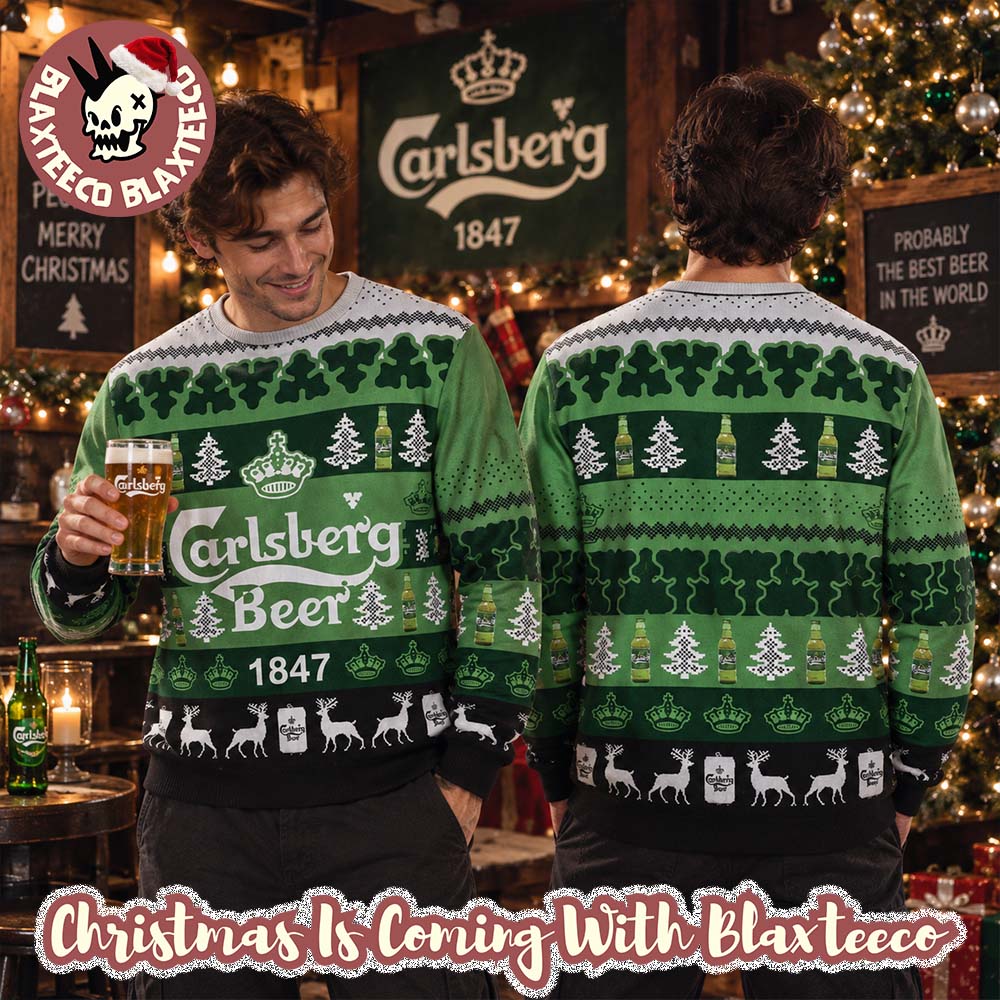 Carlsberg Beer Christmas Ugly Sweater