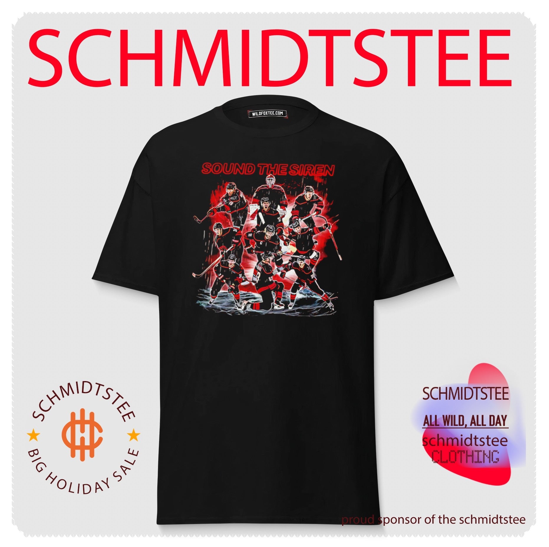 Carolina Hockey Sound The Siren Collage shirt