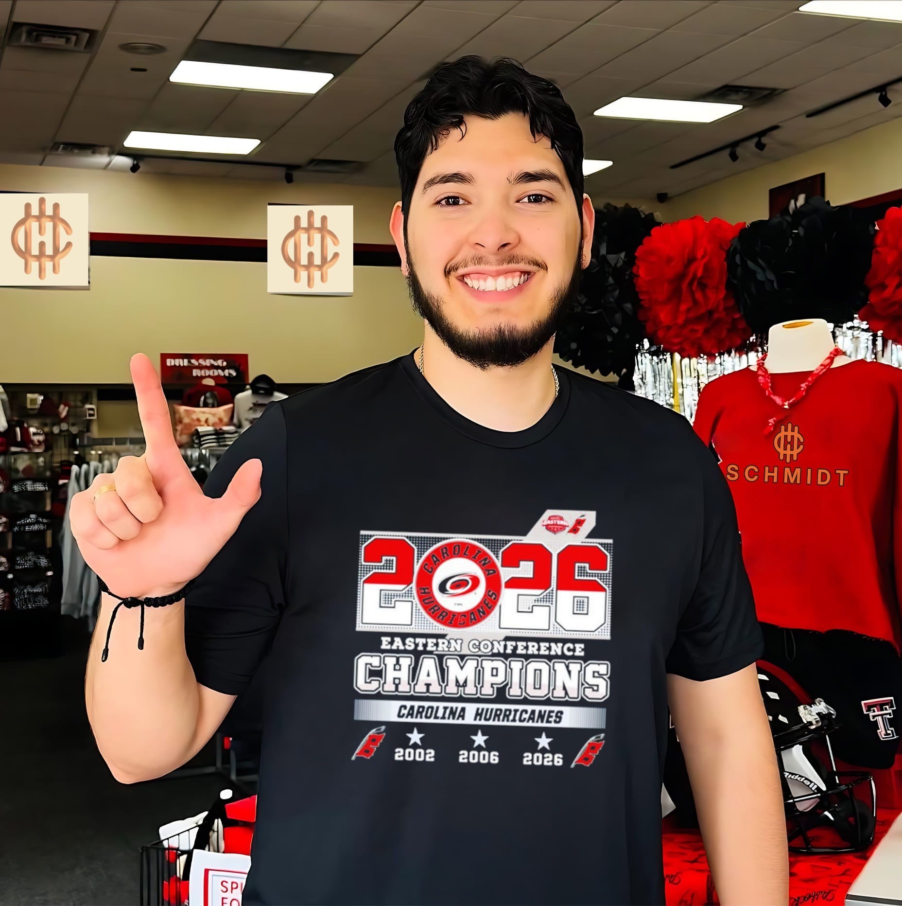 Carolina Hurricanes 2026 Eastern Conference Champions ’02 ’06 ’26 3-Time shirt