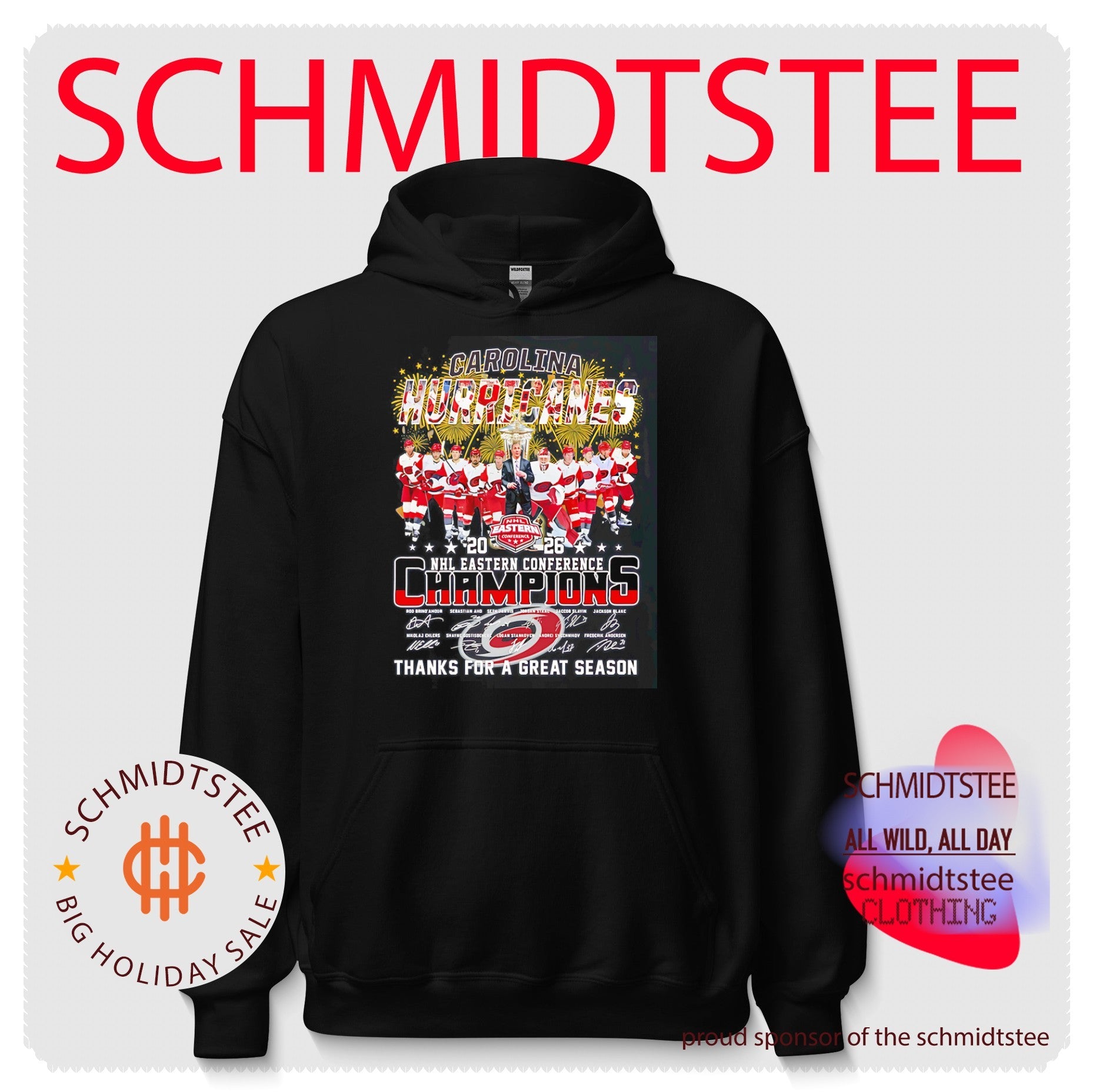 Carolina Hurricanes 2026 NHL Eastern Champions thank you for a great season shirt