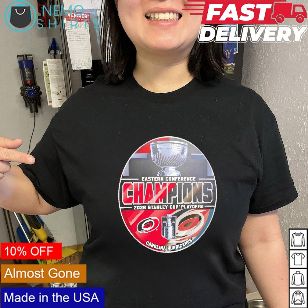 Carolina Hurricanes 2026 Stanley Cup Playoffs Eastern Conference champions shirt