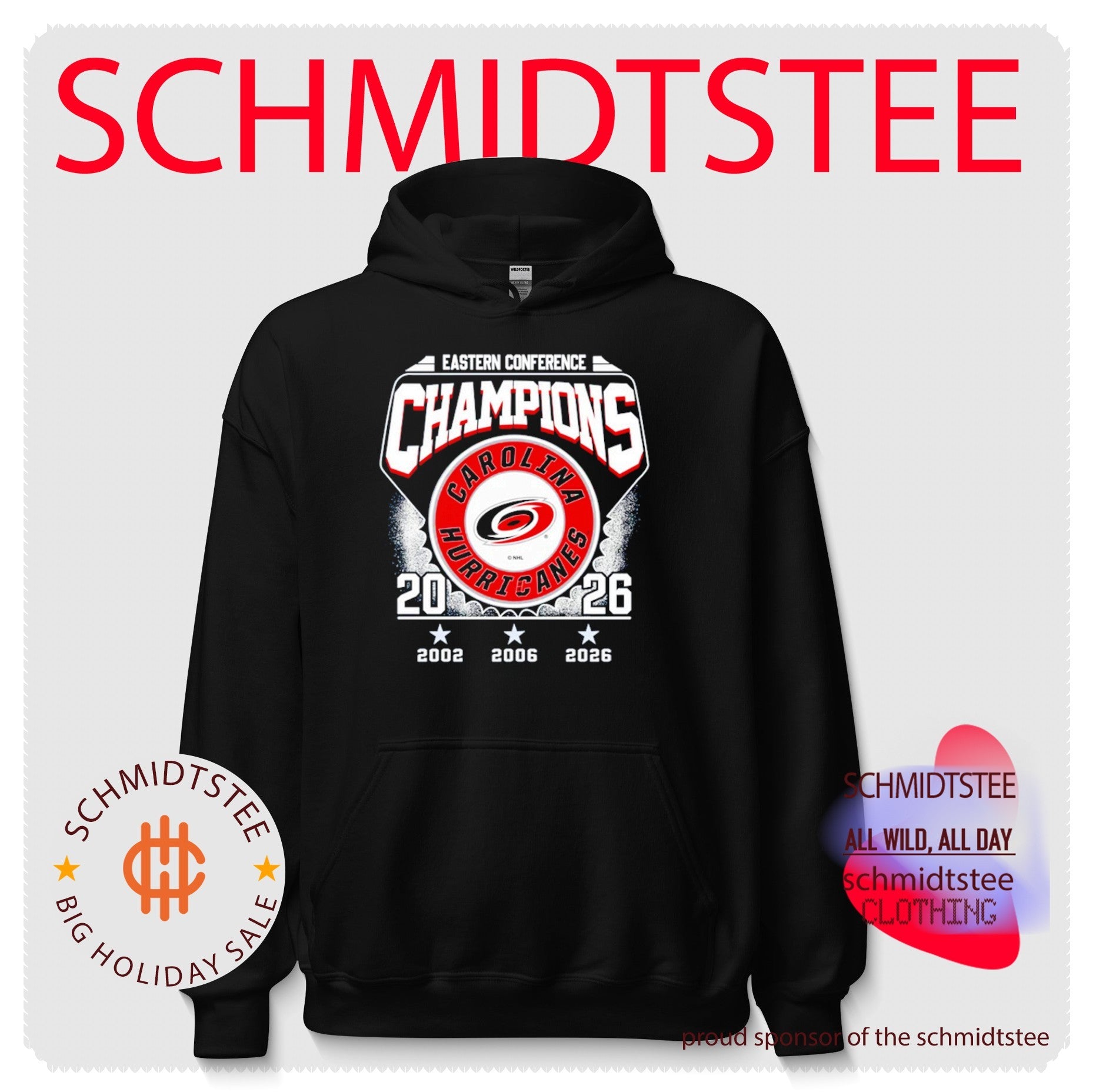 Carolina Hurricanes Eastern Conference Champions 2026 3-Time shirt