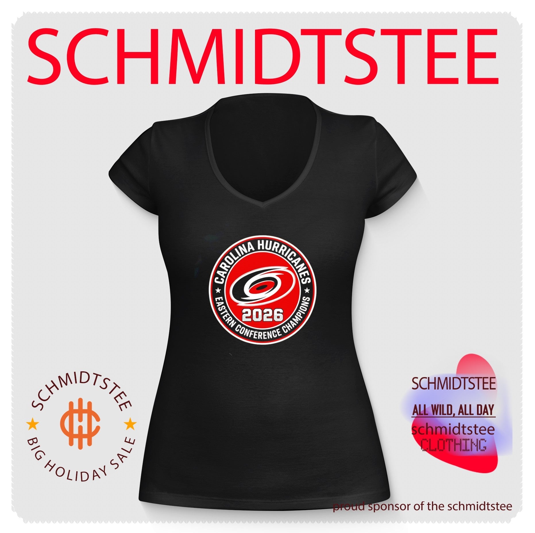 Carolina Hurricanes Eastern Conference Champions 2026 logo shirt