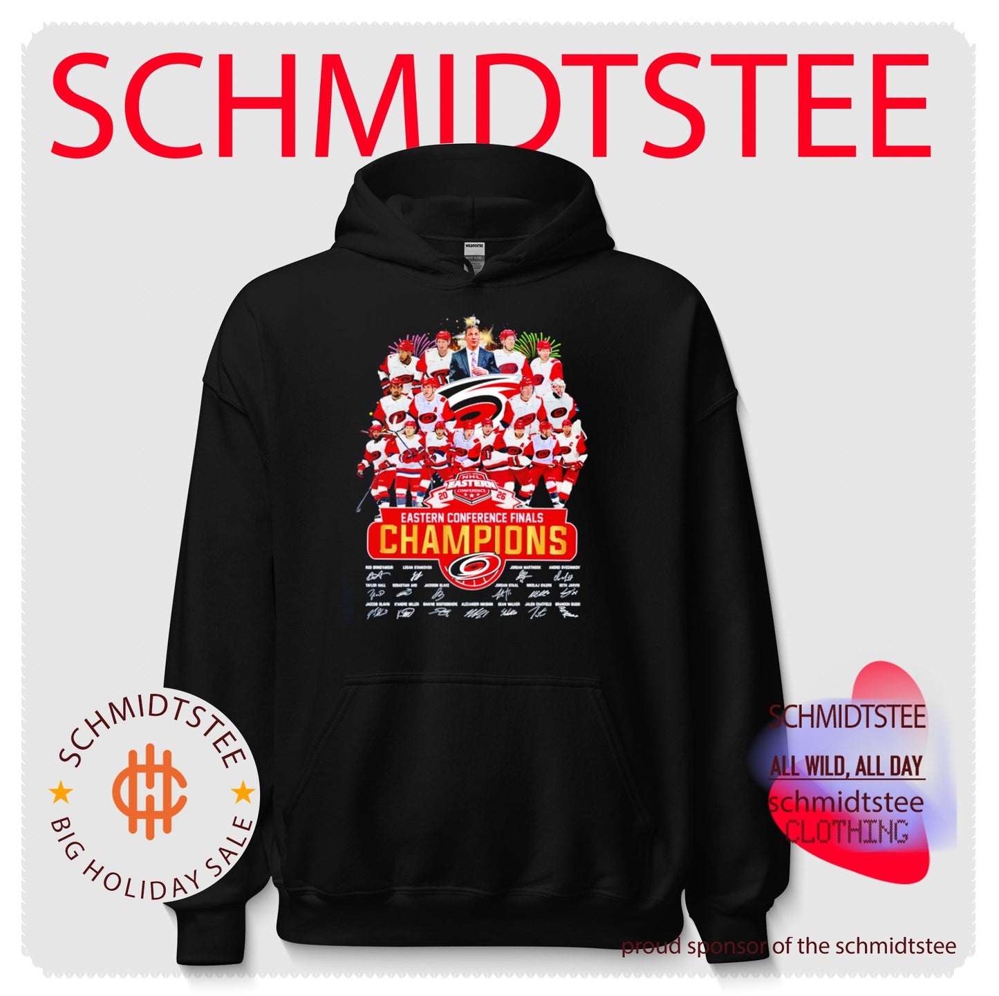 Carolina Hurricanes Eastern Conference Champions 2026 signatures shirt