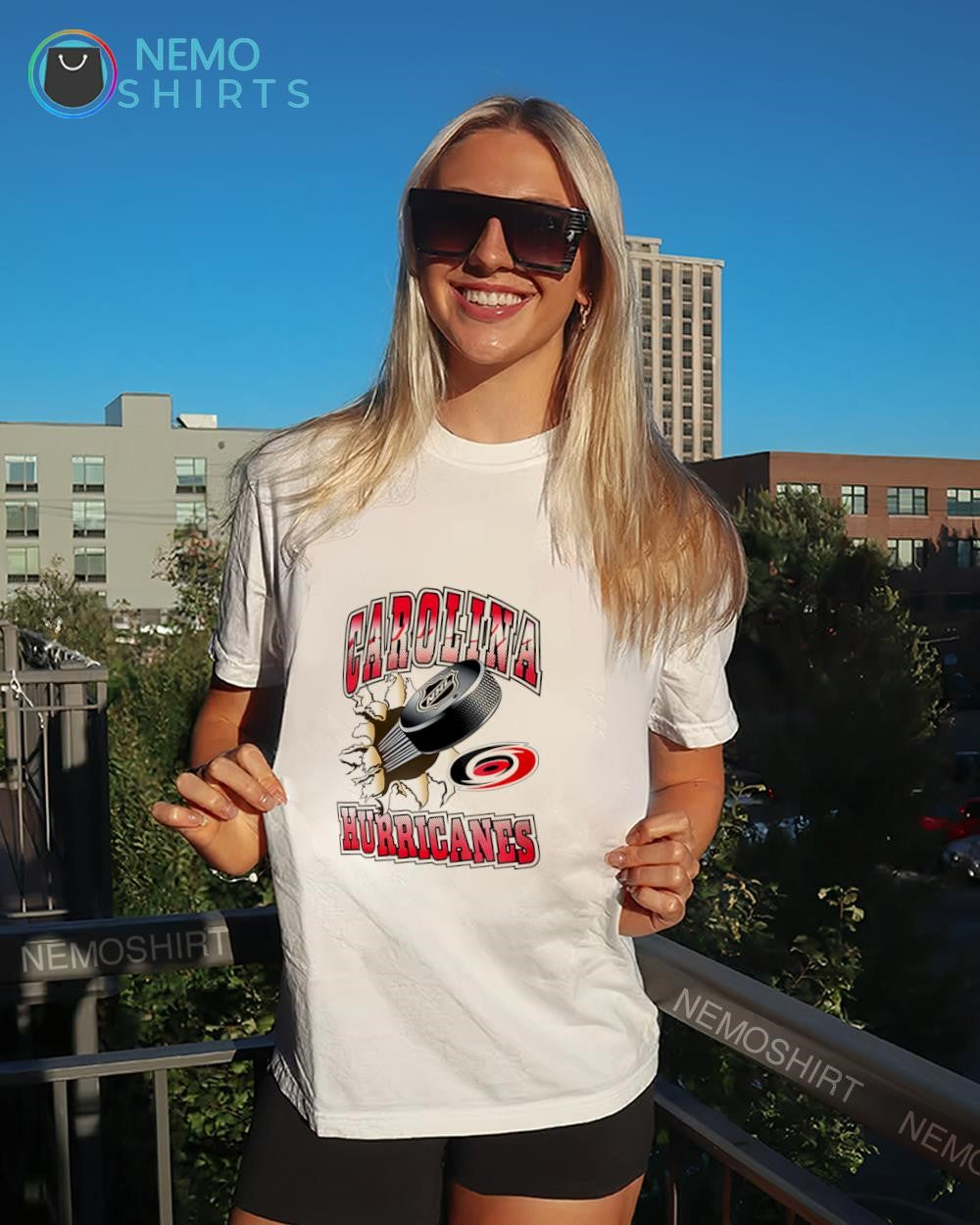 Carolina Hurricanes outerstuff NHL logo shirt