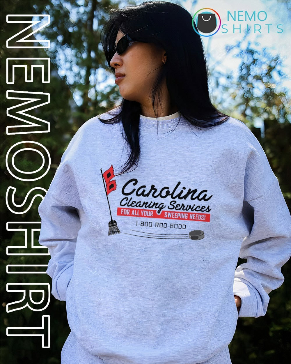 Carolina’s cleaning service for all your sweeping needs Carolina Hurricanes shirt