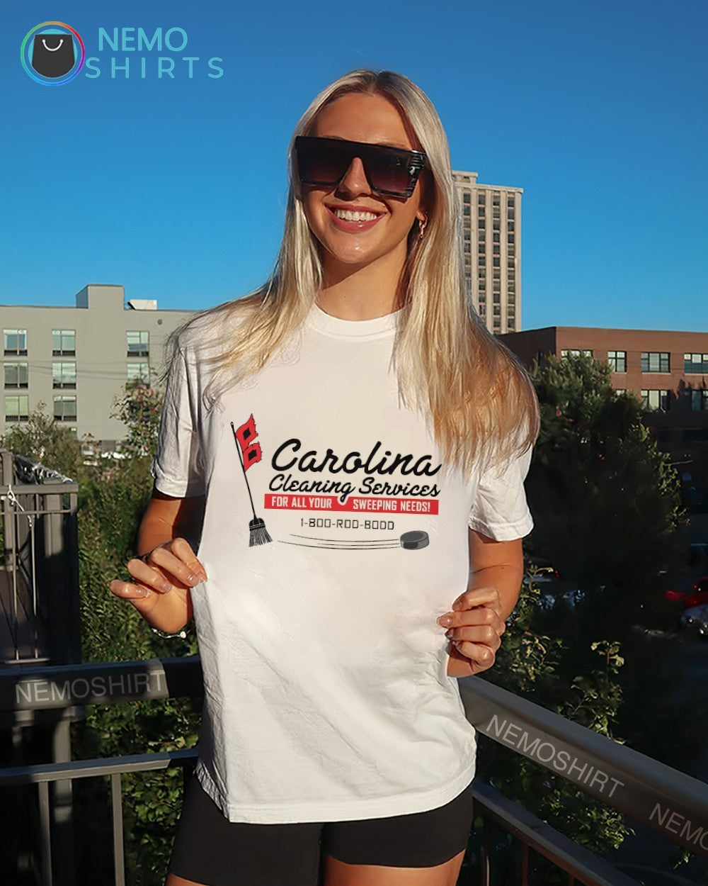 Carolina’s cleaning service for all your sweeping needs Carolina Hurricanes shirt