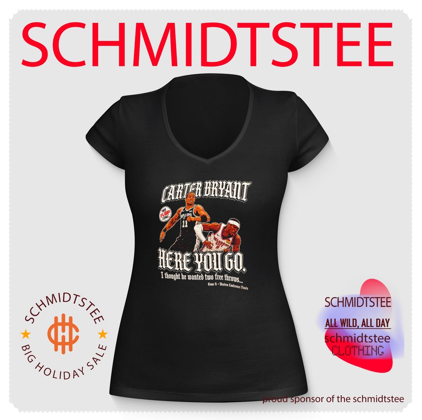 Carter Bryant here you go I thought he wanted two free throws Trucks Sga San Antonio Spurs vs OKC shirt