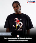 Cash Jones number 32 Georgia Bulldogs football breakthrough shirt