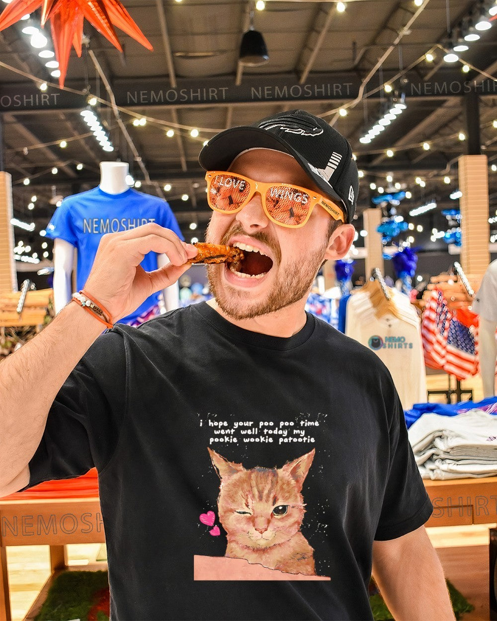 Cat I hope your poo poo time went well today my pookie wookie patootie shirt