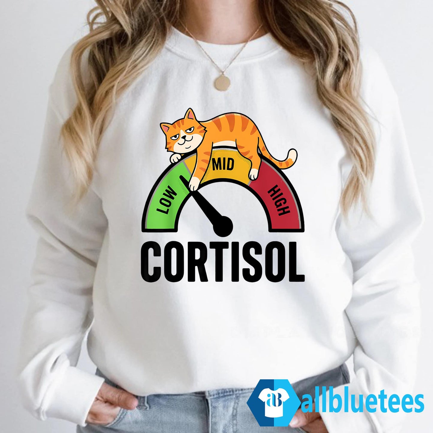 Cat Low Cortisol Level Shirt