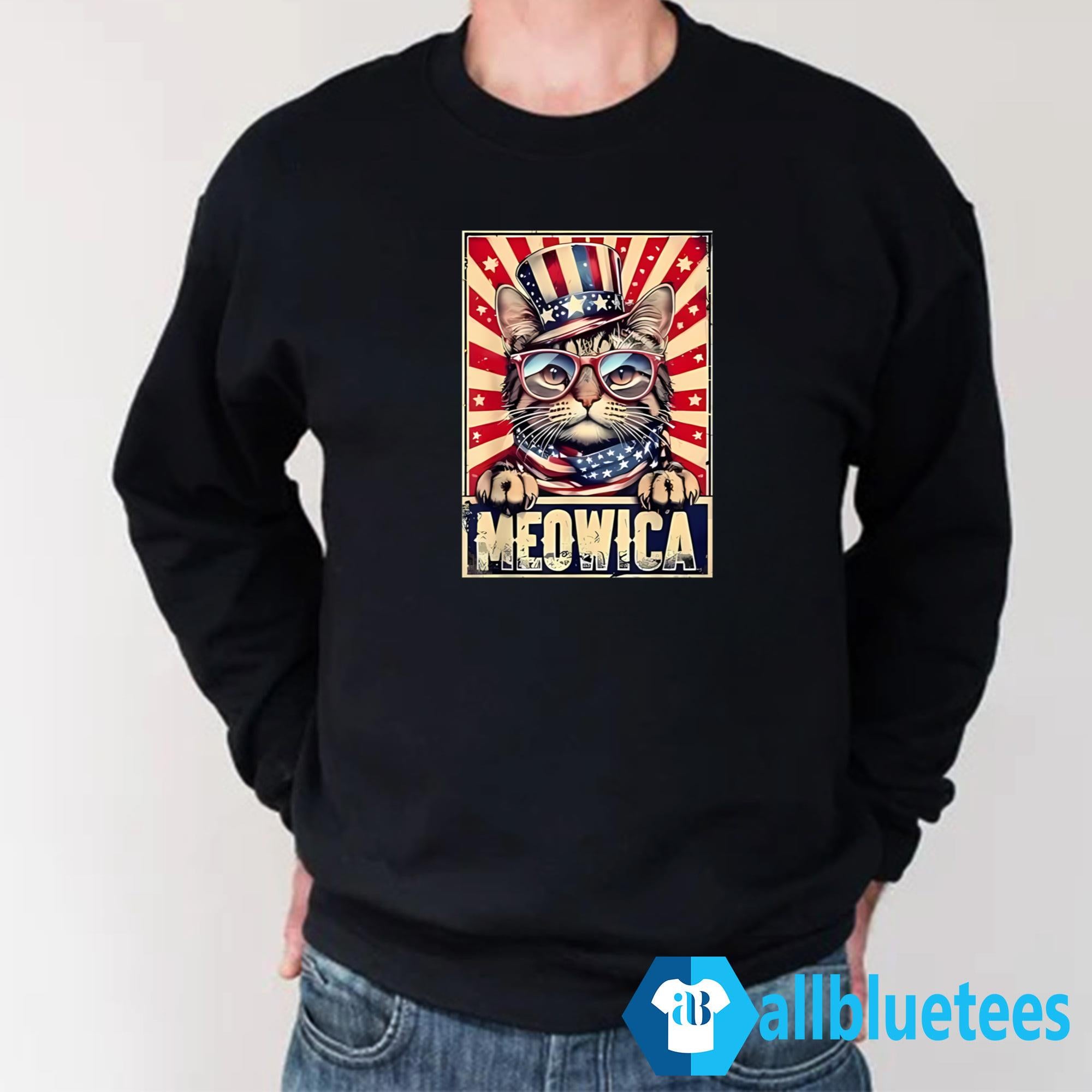 Cat Meowica 4th Of July Shirt