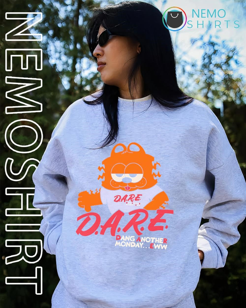 Cat in Dare dang another Monday eww shirt