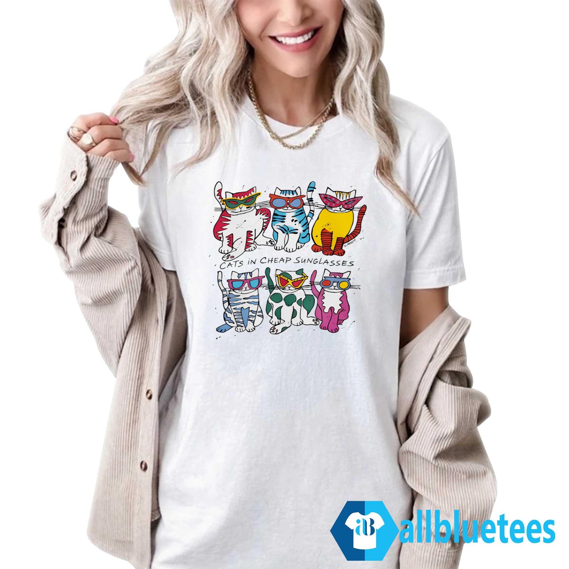 Cats In Cheap Sunglasses Shirt