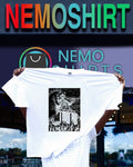 Catzilla destroying Data center graphic shirt