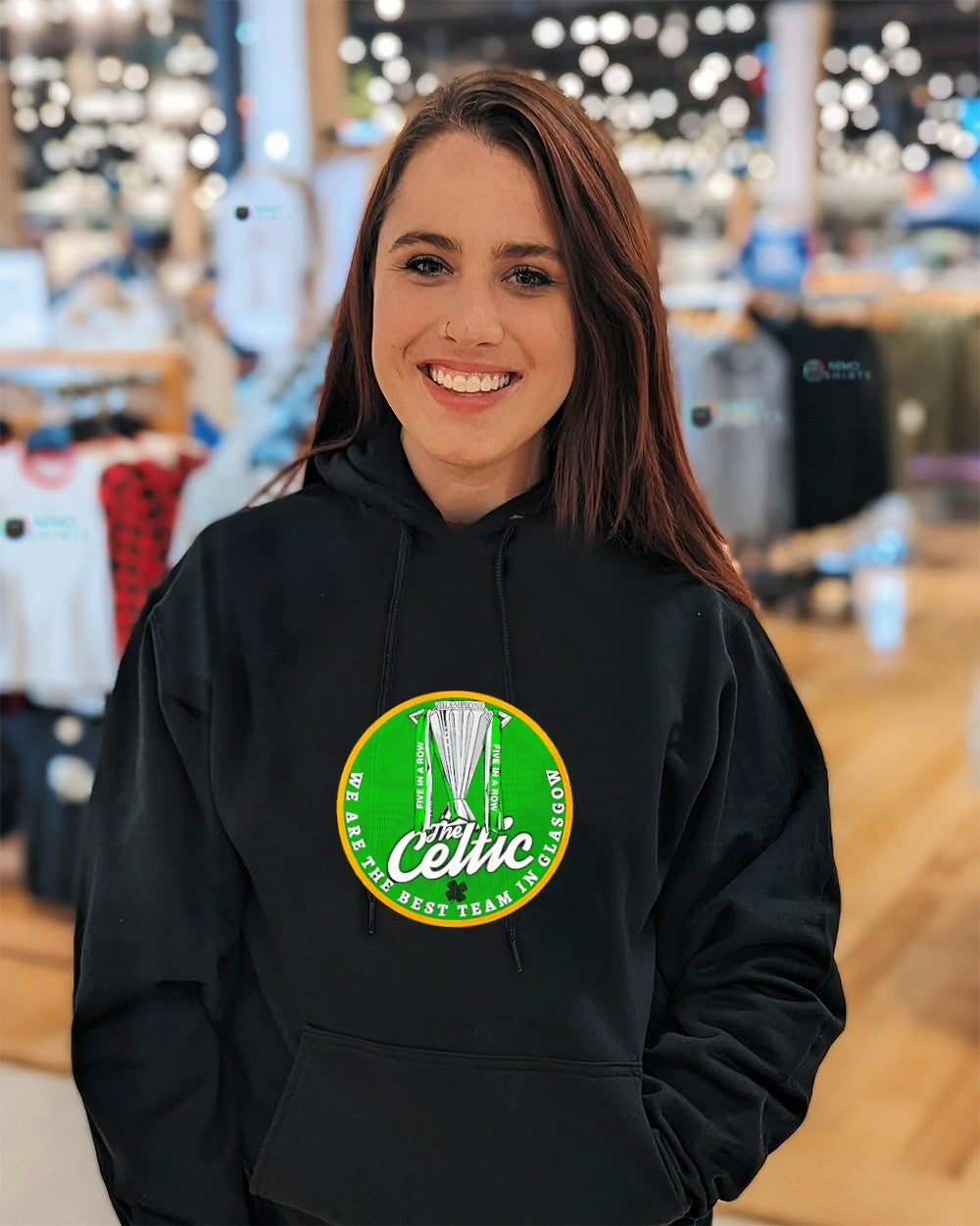 Celtic FC Five In A Row we are the best team in glasgow shirt