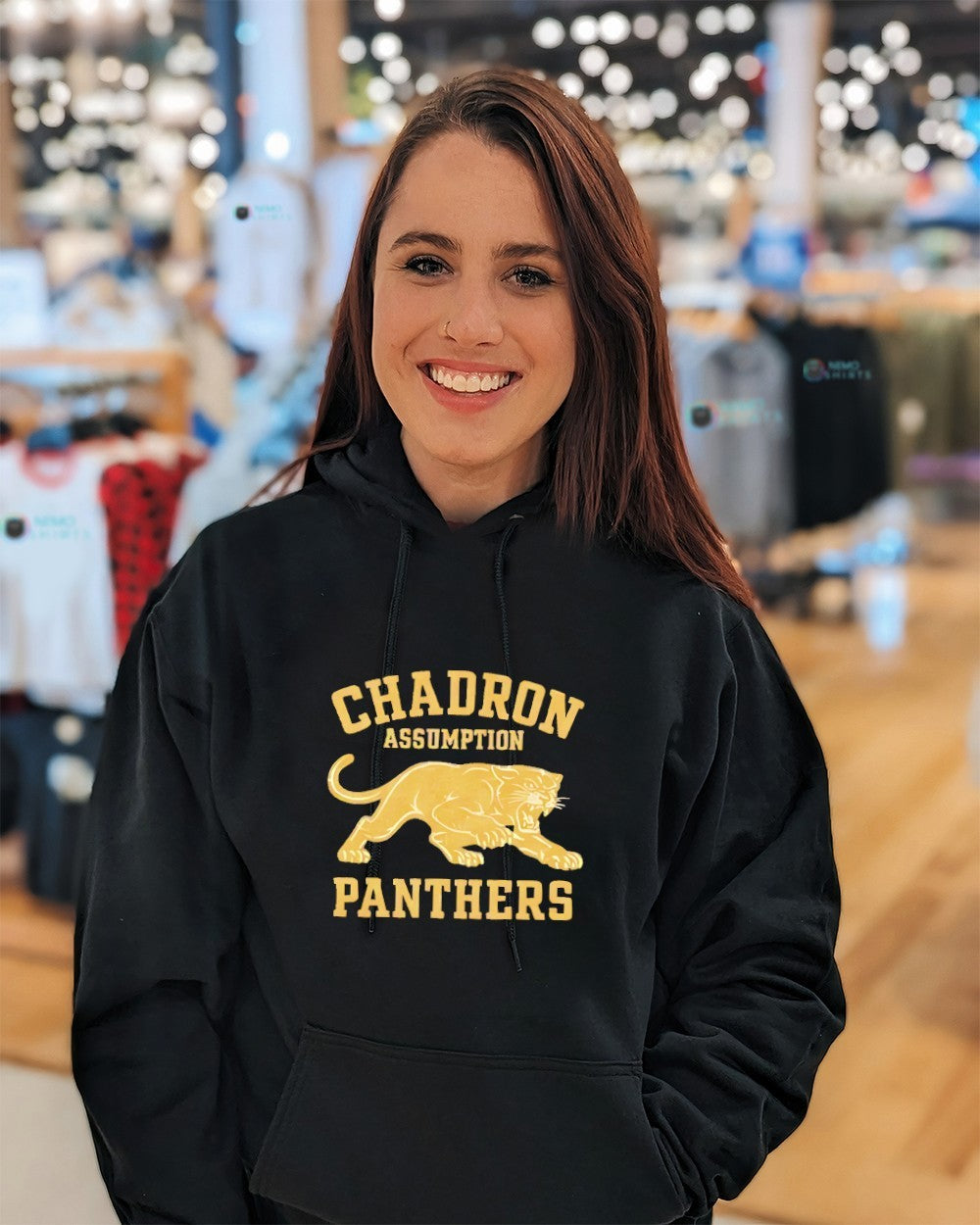 Chadron Assumption Panthers logo shirt