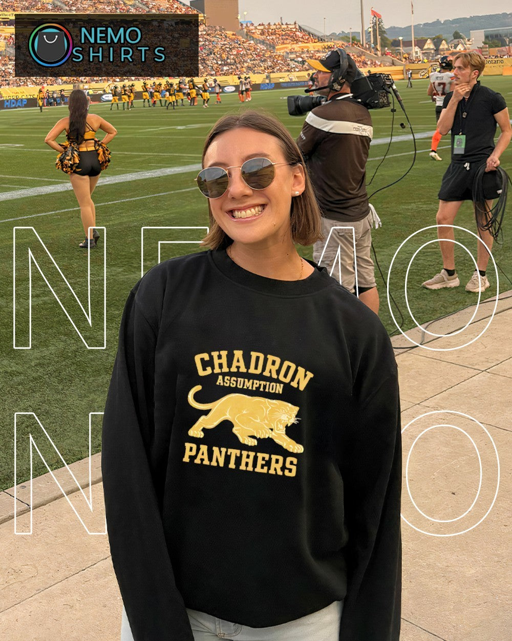 Chadron Assumption Panthers logo shirt
