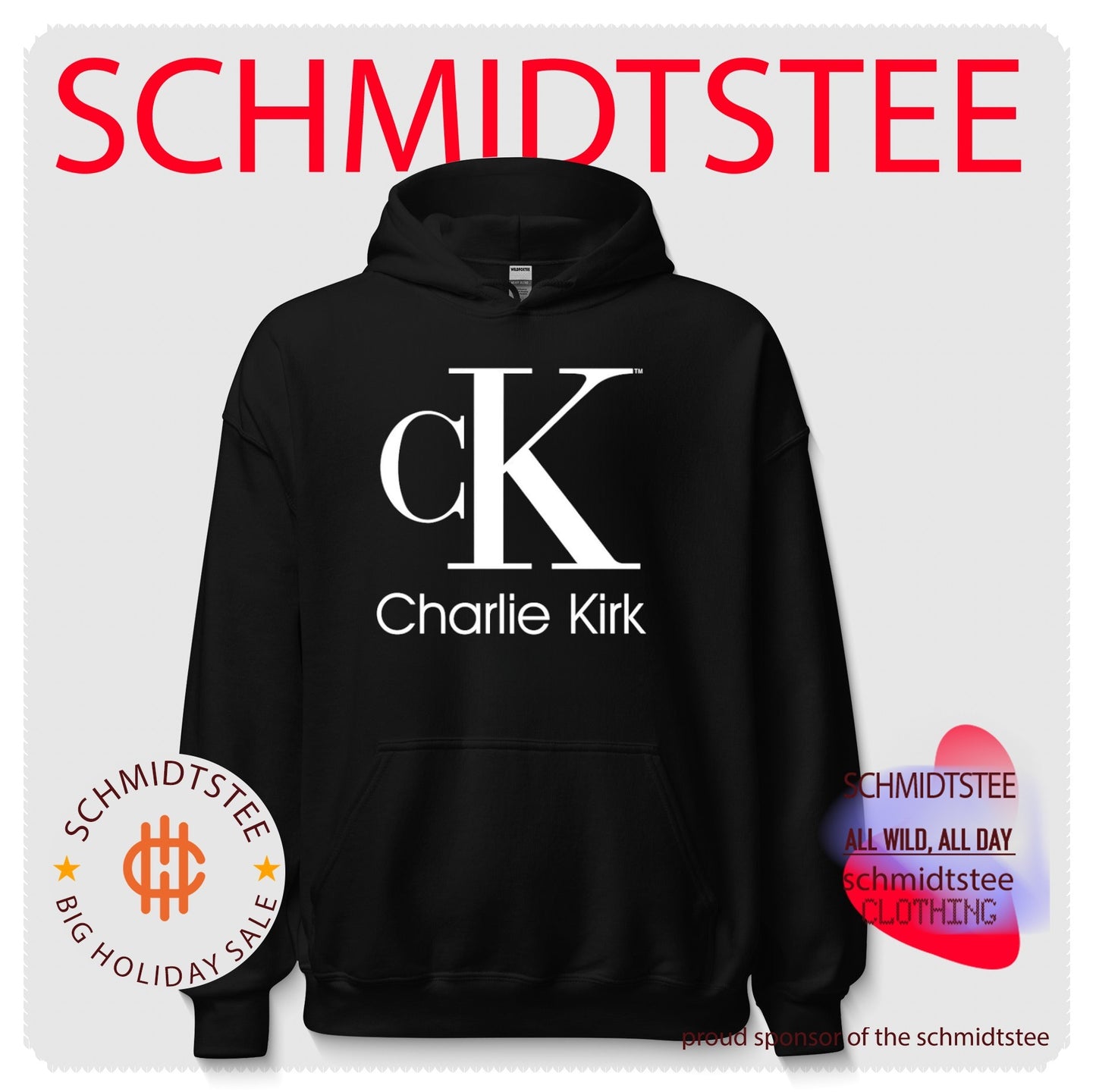 Charlie Kirk CK logo shirt
