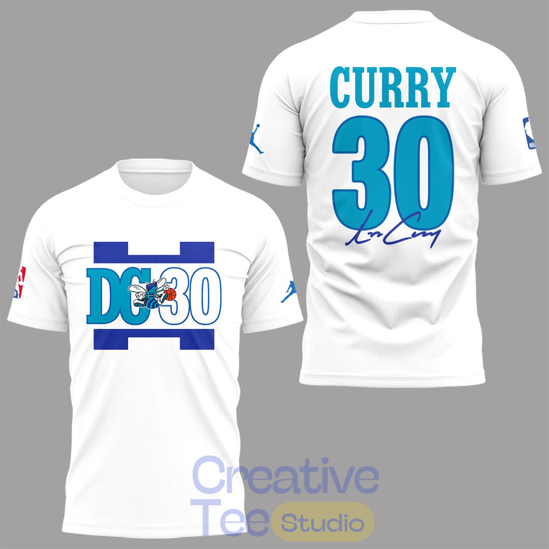 Charlotte Hornets Dell Curry 30 T-Shirt