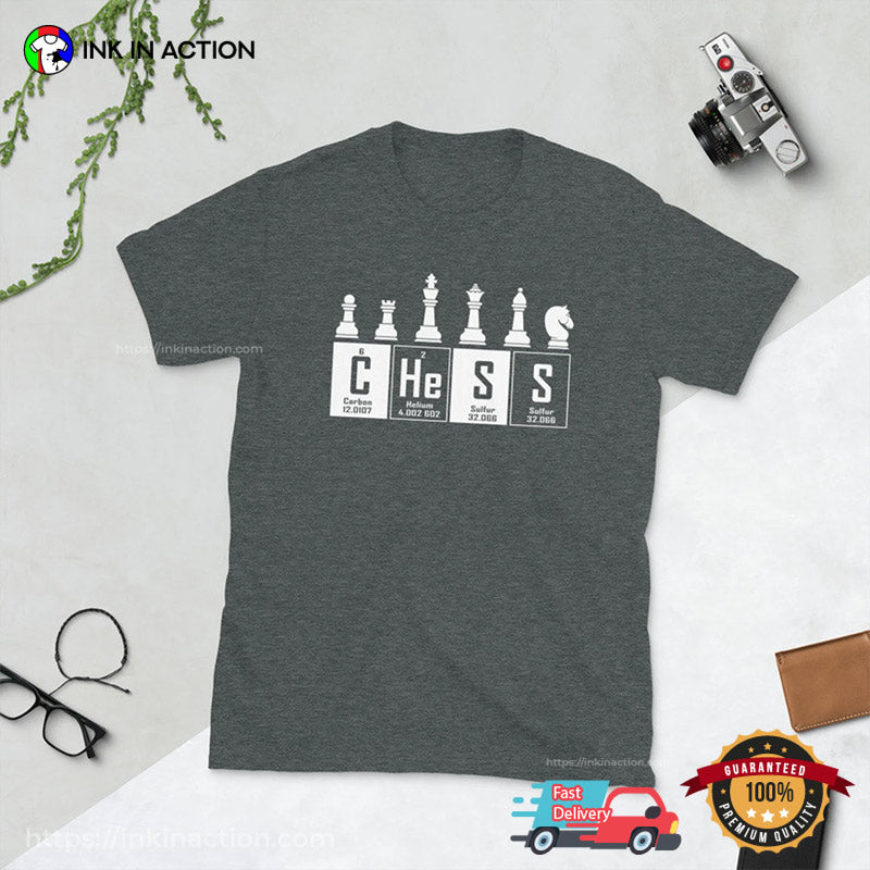 Chess Periodic Table Chess Player T-shirt