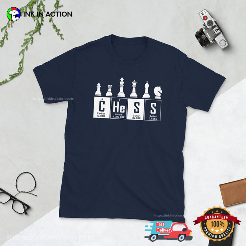 Chess Periodic Table Chess Player T-shirt