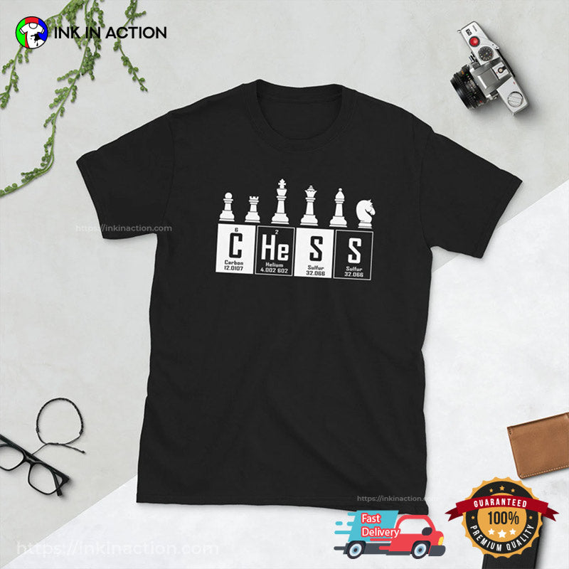 Chess Periodic Table Chess Player T-shirt