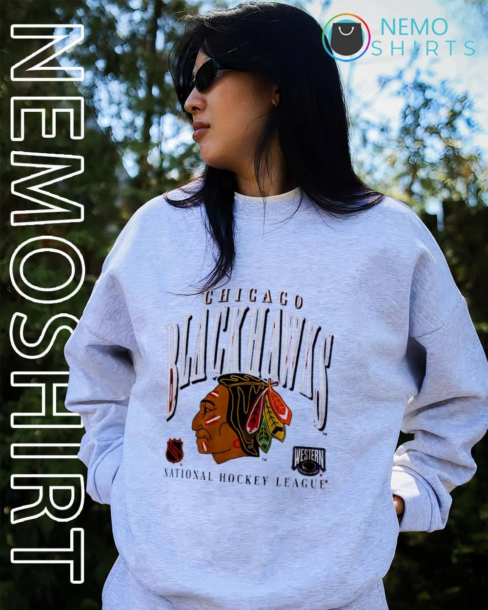 Chicago Blackhawks National Hockey League logo shirt