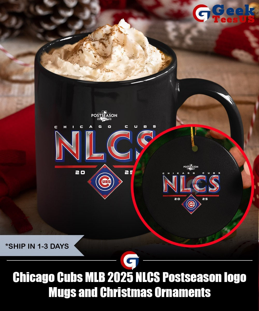 Chicago Cubs MLB 2025 NLCS Postseason logo shirt