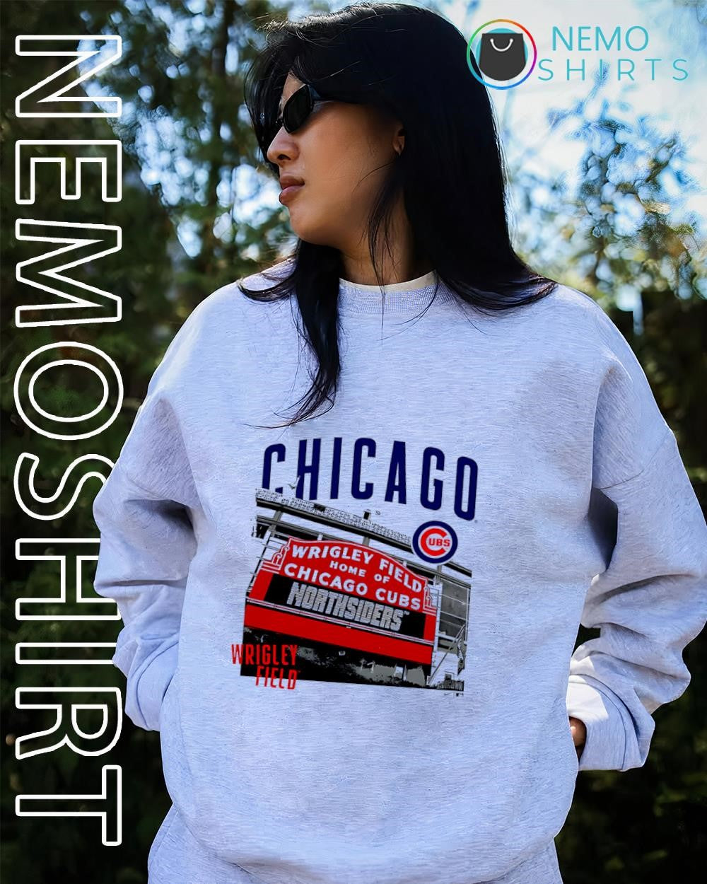 Chicago Cubs Wrigley Field home Northsiders state shirt