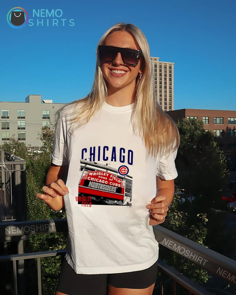 Chicago Cubs Wrigley Field home Northsiders state shirt