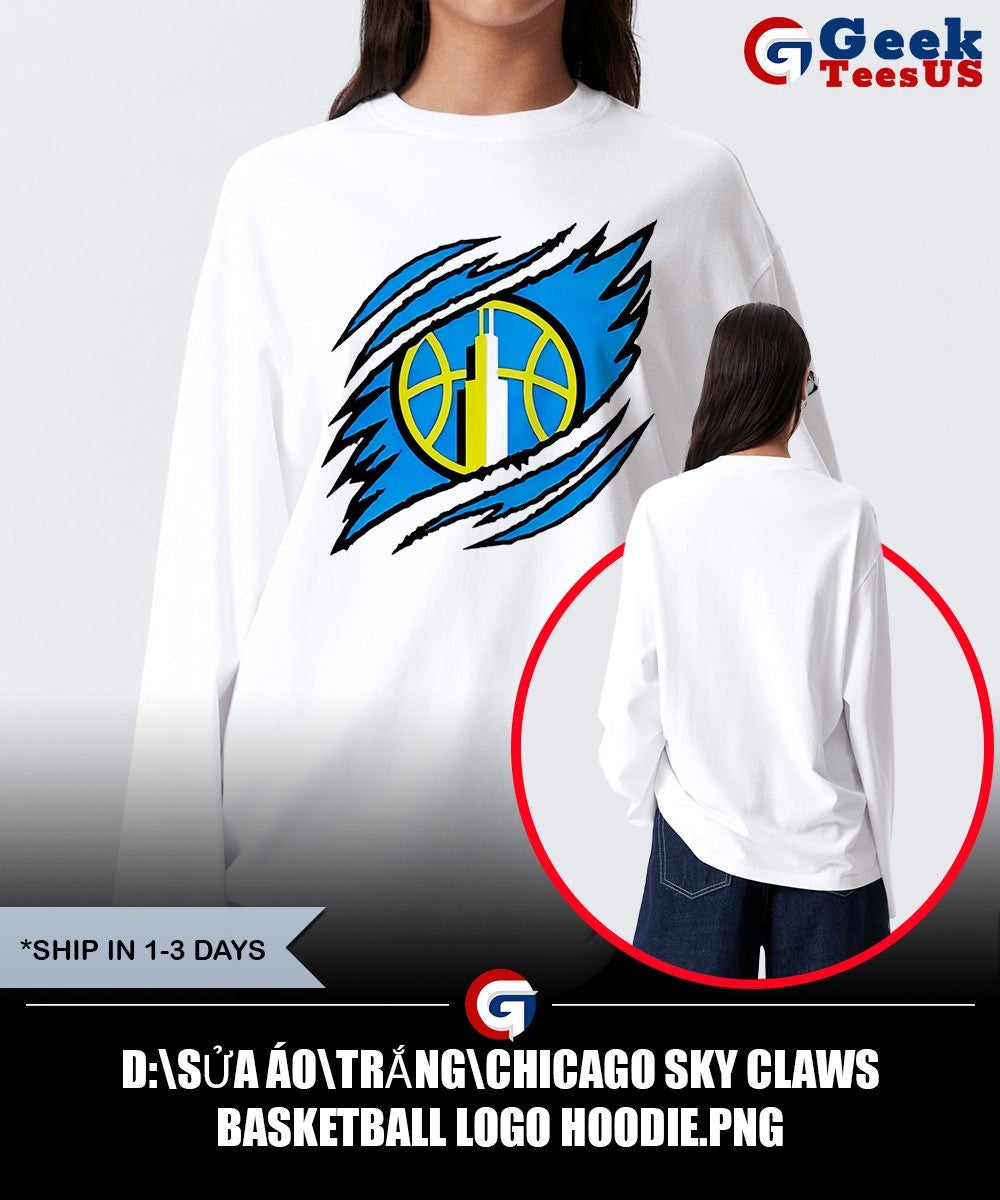 Chicago Sky claws basketball logo shirt