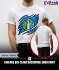 Chicago Sky claws basketball logo shirt