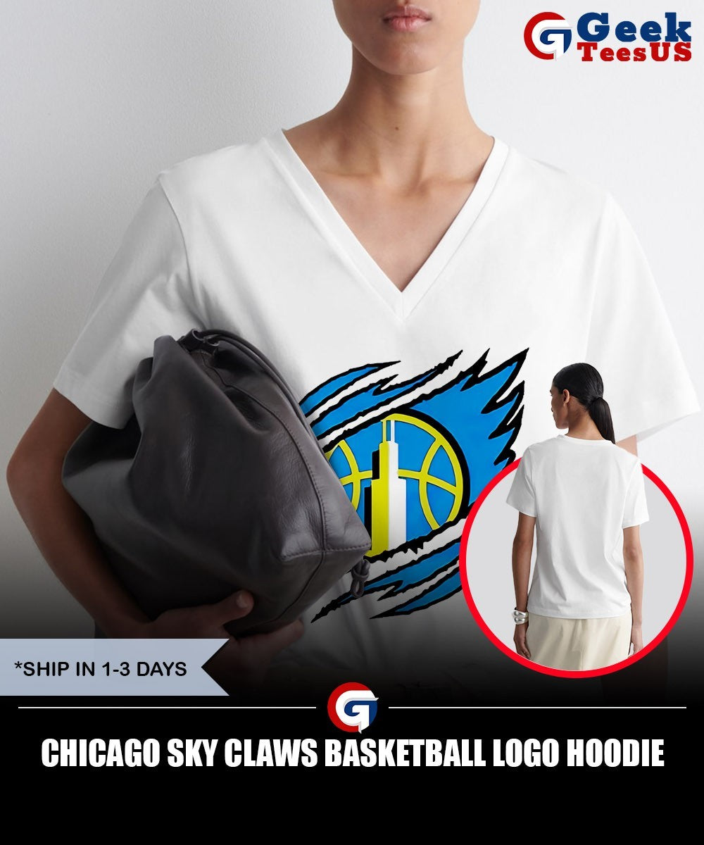 Chicago Sky claws basketball logo shirt