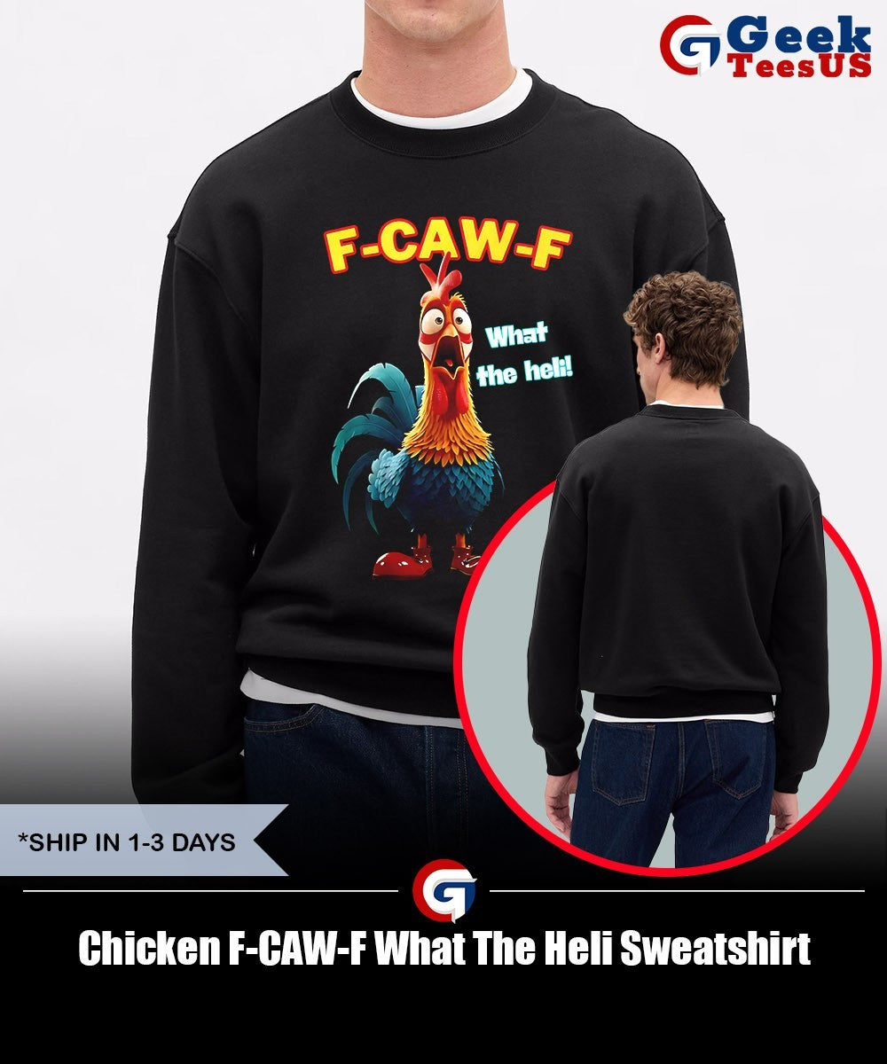 Chicken F-CAW-F What The Heli shirt