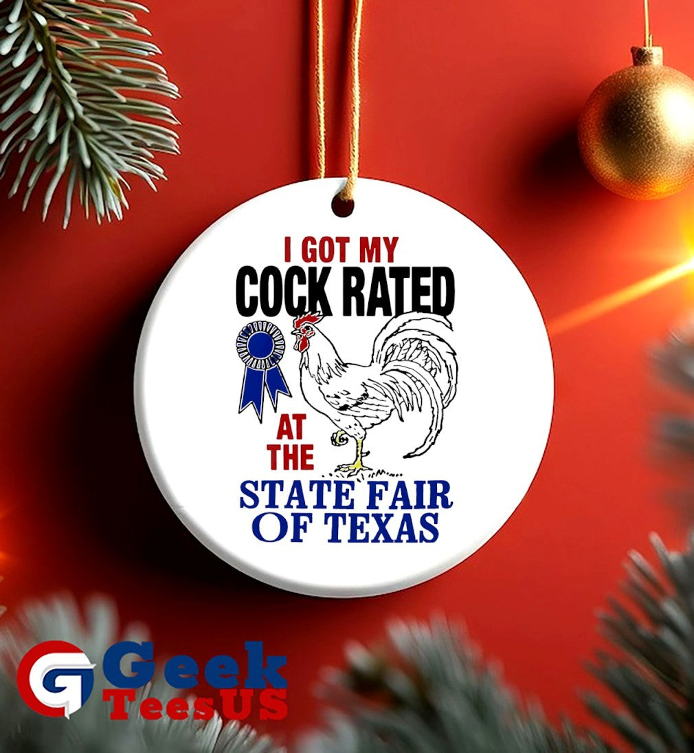 Chicken I got my cock rated at the state fair of Texas shirt