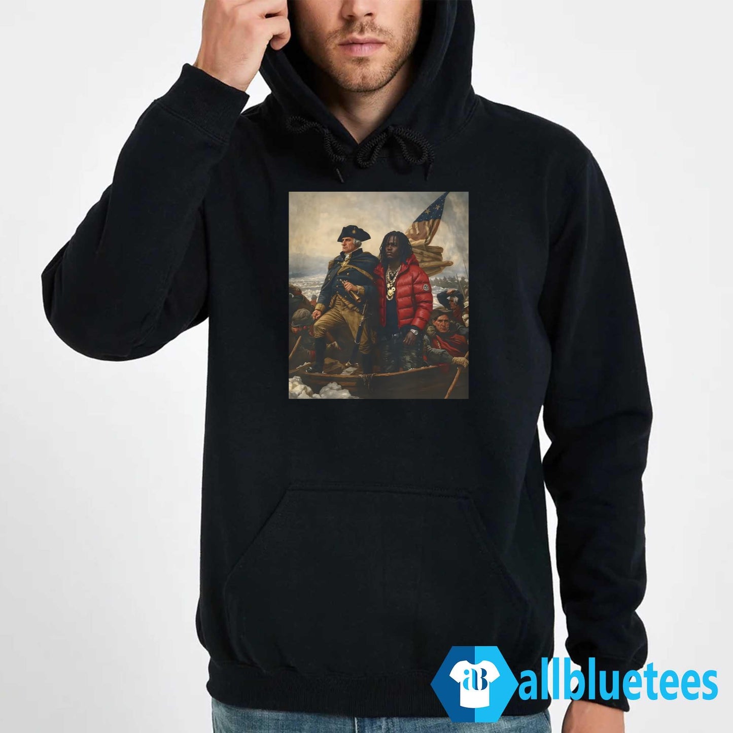 Chief Keef X Washington Crossing The Delaware Parody Shirt